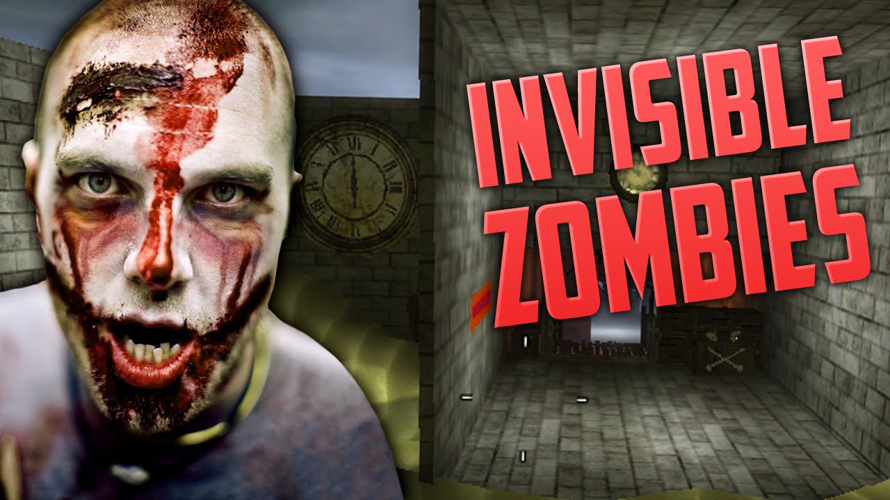 НЕВИДИМЫЕ ЗОМБИ (Часть 2) ★ Мод Call of Duty Zombies (Игры про зомби)