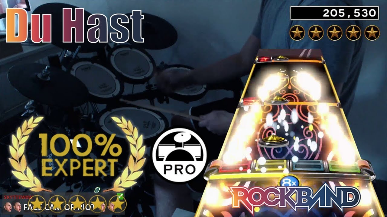 Du Hast Rock Band 4 Expert Pro Drums 100 FC YouTube