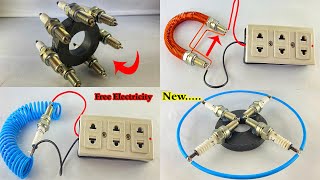 How to make free electricity energy 10000w self running with copper wire use spark plug by Amazing Tech 1,704 views 1 month ago 14 minutes, 26 seconds