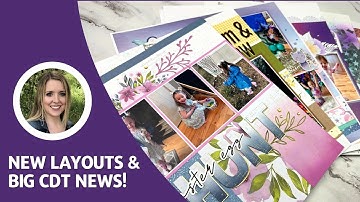 New Layouts & Cards! | Scrapbook Layout Share
