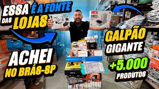 MAIS BARATO QUE A 25 DE MARÇO? 😱 ACHEI ESSA LOJA NO BRÁS COM ELETRÔNICOS A R$1 REAL E TEM MAIS 5.000