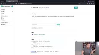 Real Life Zettelkasten Tracking Tasks, Information And Meetings With Zettelgarden