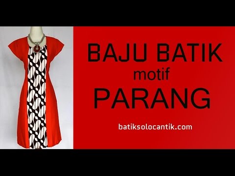 Motif Batik  Solo Parang  Contoh Motif Batik 