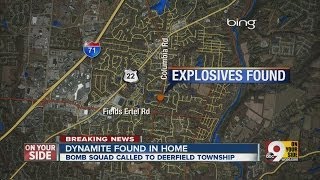Dynamite discovered in home