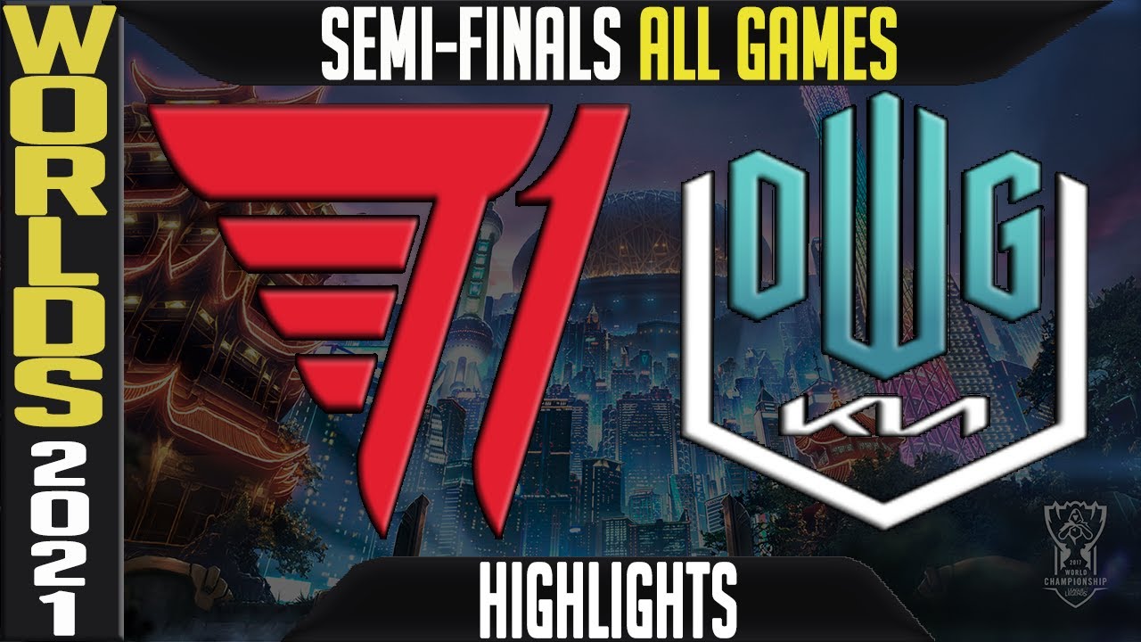 T1 vs DK Highlights ALL GAMES | Worlds 2021 Semifinals Day 1 | T1 vs Damwon KIA