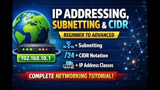 IP Addressing, Subnetting & CIDR Explained (Beginner to Advanced) | CyberUnnat