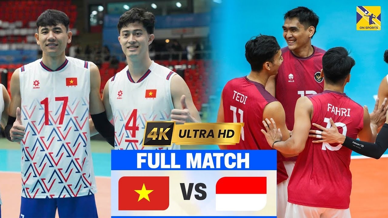 Full 4K | VIETNAM vs INDONESIA | Quốc Dư - Ngọc Thuân thăng hoa khiến Rivan khóc thét
