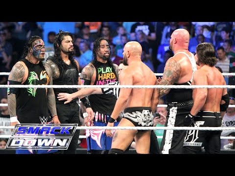 Roman Reigns & The Usos vs. AJ Styles, Gallows & Anderson - Six-Man Tag Team: SmackDown, May 5, 2016