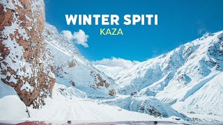 Kaza in Winters | Key Monastery | Langza | Winter Spiti Snow Drive | Ep 3 | 4K