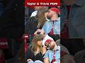 Taylor Swift, Travis Kelce Pack on the PDA During Courtside Date Night #shorts #unitedstates