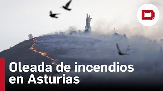 Asturias, en llamas: contabilizan 116 incendios en 35 concejos