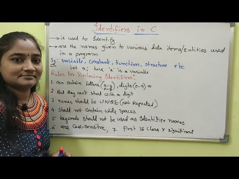 C-Language || Class-16 || Identifiers in C  || C Both in Telugu and English || Telugu Scit Tutorials