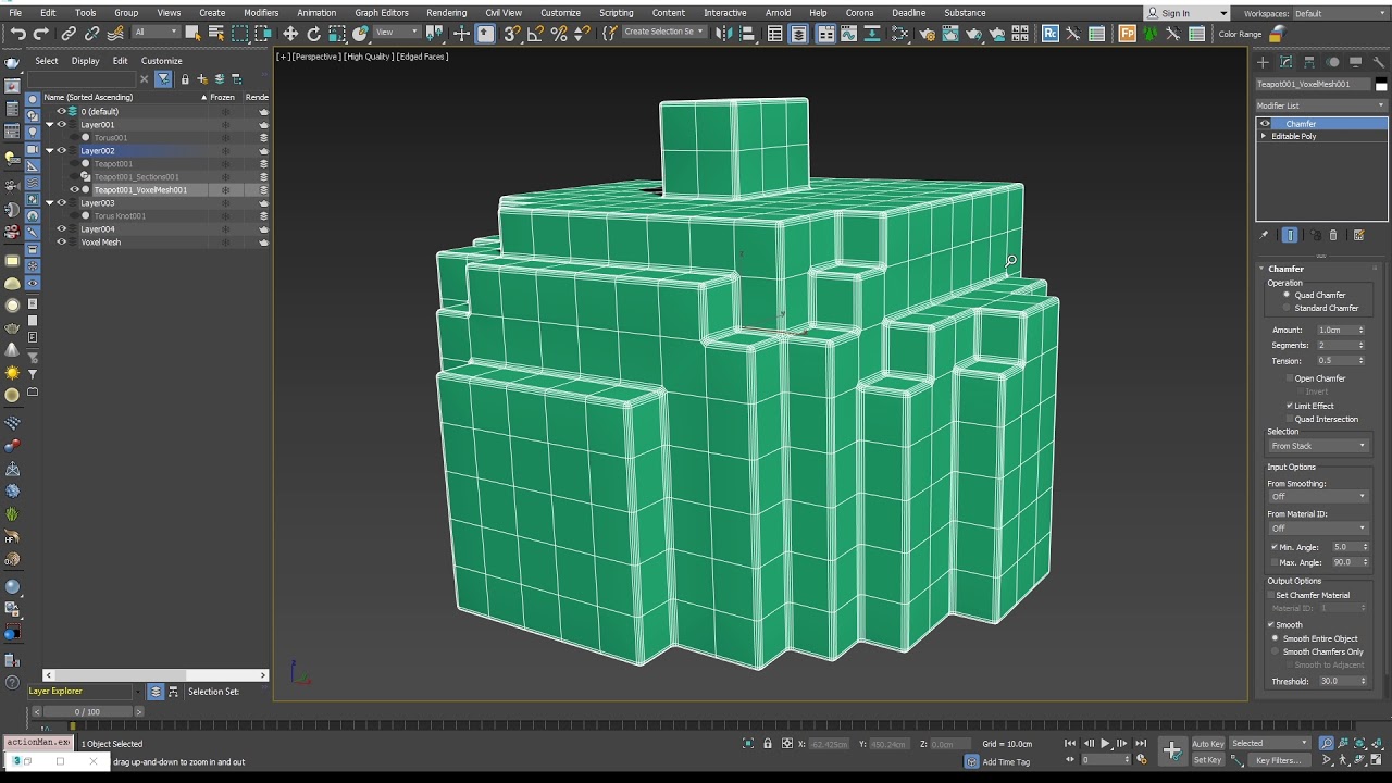 Voxel2mesh 3d model