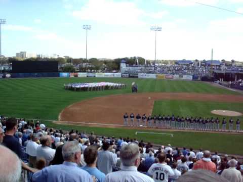 Rays vs Yankees National Anthem by John Wilson