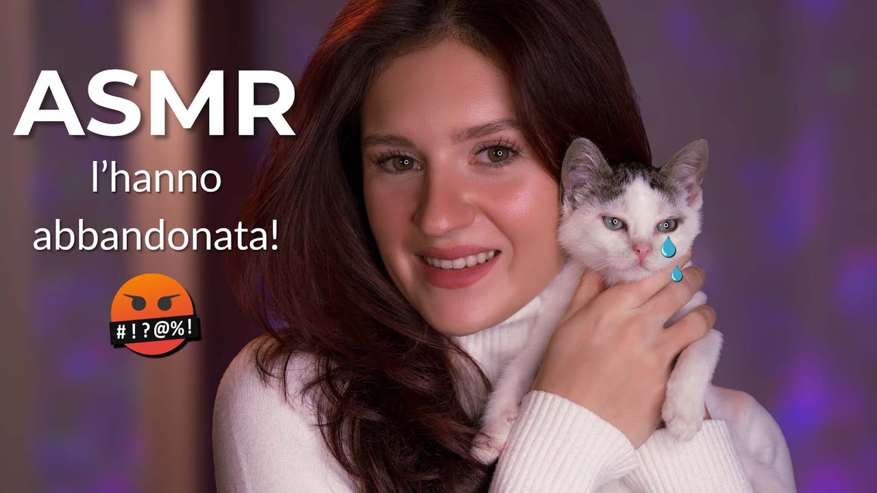 L’HANNO ABBANDONATA IN STRADA 😱 LA STORIA DI PUPA | ASMR WHISPERS + CAT EATING 🐱