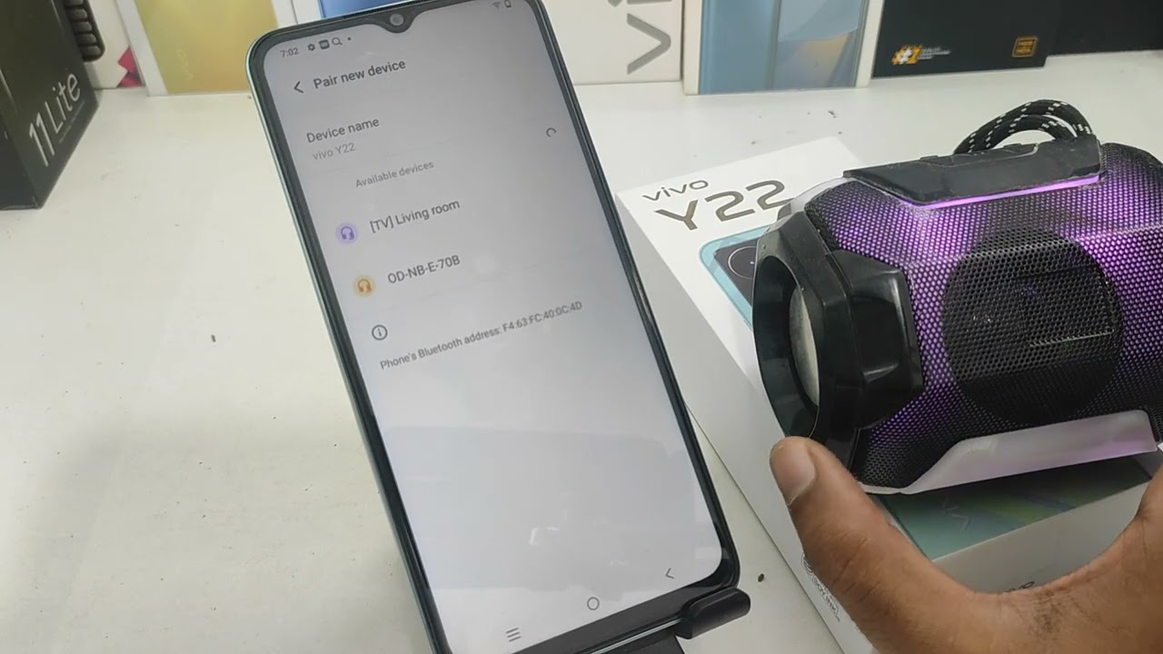 How to Connect Bluetooth speaker in VIVO Y22 in Tamil| How to pair Bluetooth speaker in vivo Y22