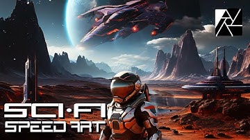 USING MIDJOURNEY Ai TO MAKE SCI FI SPEED ART (AFFINITY PHOTO)