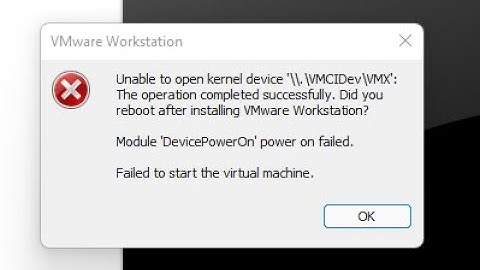 (Error : Unable to open kernel device 