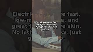 Electric Razor vs Safety Razor the #grooming #mensstyle #hairtips #barber #culturedgrooming 🔗