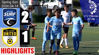 Bay Area Surf 13B Pre-MLS 2-1 Los Gatos United 2012B I | NorCal U12 Premier | 2024-04-14 | HL by DouKaBa 501 views 1 month ago 12 minutes, 6 seconds