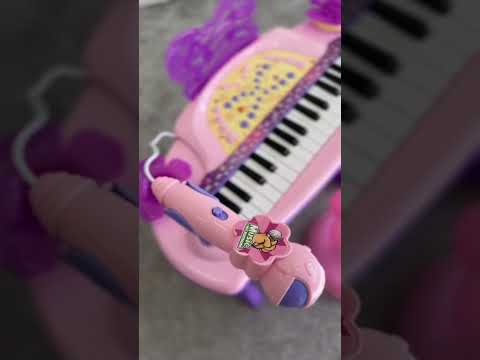 Піаніно-синтезатор зі стільцем 6613 з мікрофоном від мережі, видео 1