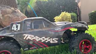 Traxxas rc run jumping rocks