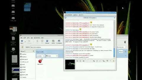 My desktop on ubuntu 7.04 kiba-dock compiz fusion