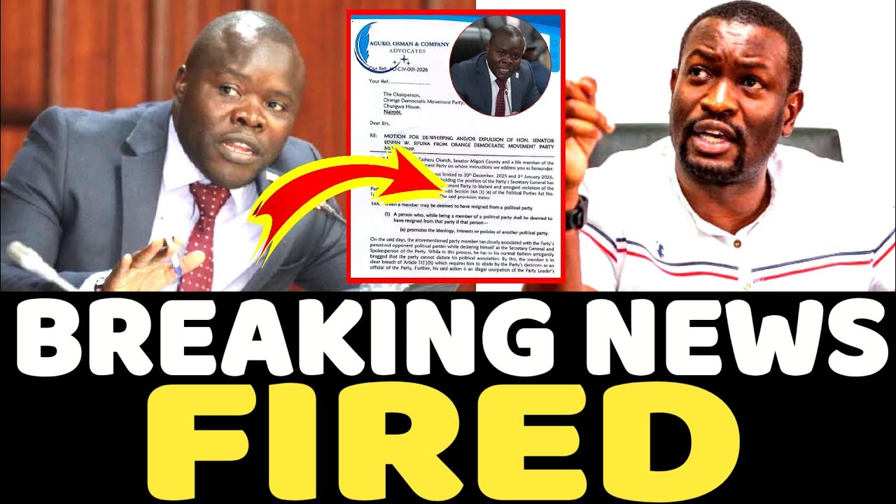 Сенатор от партии ODM вынужден отозвать иск Сифуны об отстранении от должности, поскольку депутат...