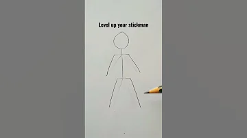 Level up your stickman#anime #drawing #sketch #stickman #drawingtutorial #learntodraw