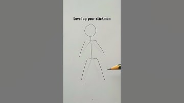 Level up your stickman#anime #drawing #sketch #stickman #drawingtutorial #learntodraw
