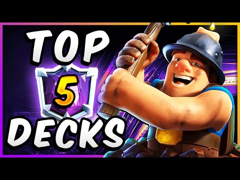 TOP 5 DECKS from the BEST PLAYERS IN THE WORLD! 🏆 