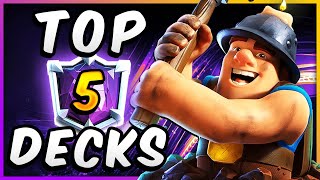 TOP 5 DECKS from the BEST PLAYERS IN THE WORLD! 🏆 — Clash Royale (2024)