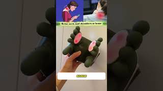 This neck and shoulder massager canhelp relax tight muscles from lookingdown at your phone too often