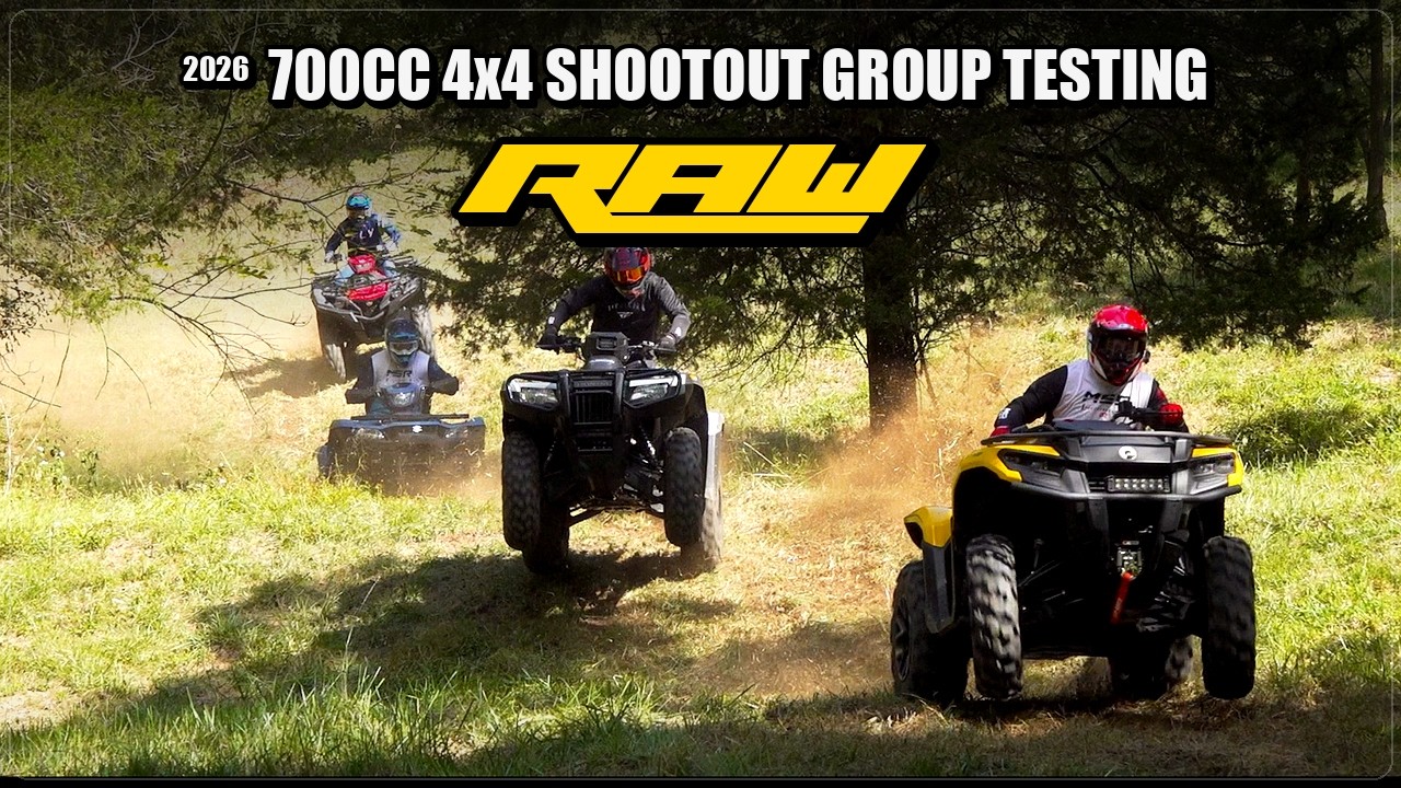 2026 700cc 4x4 ATV Shootout - Group Test RAW