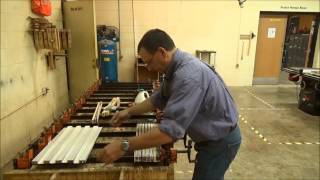 This video shows woodworkers how to design, layout and glue up really cool and fun cutting board projects.