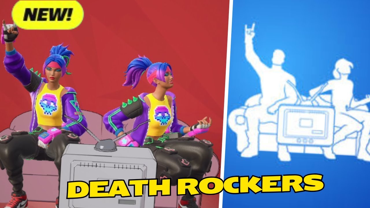 Death Rockers Fortnite Emote Dance Beavis And Butthead Collab *NEW ...