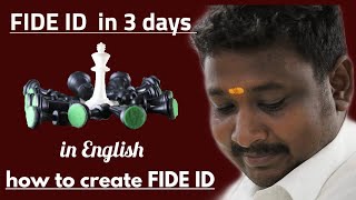 HOW TO CREATE FIDE ID IN ENGLISH || chess beginner || chezz circle