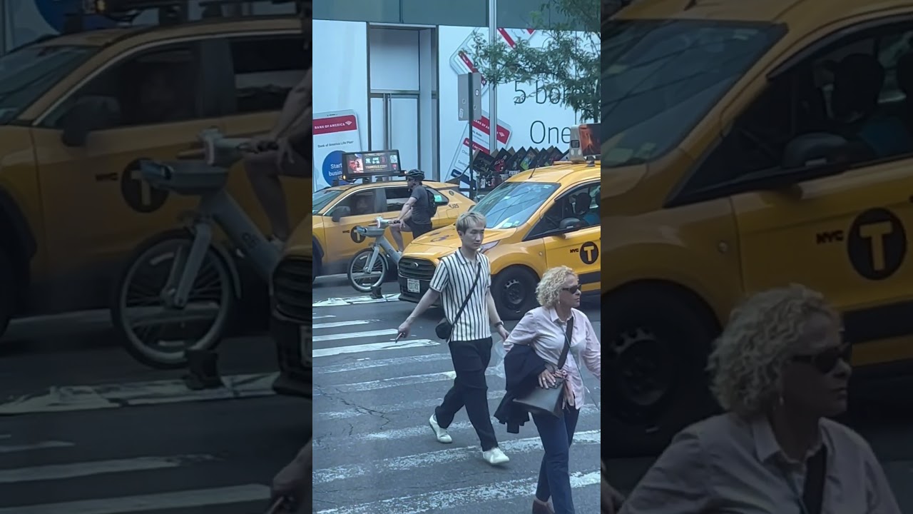 Yellow cabs in New York City