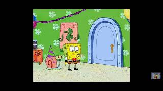 Spongebob Waiting For Party Guests While Looking At His Watch For Another 10 Minutes