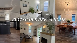 WE BOUGHT OUR DREAM HOME 🏡  & mini house tour!