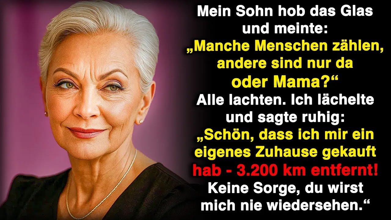 Mein Sohn nannte mich vor allen nur eine Last und erniedrigte mich – aber meine Antwort war