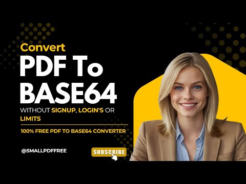 Convert PDF to Base64 Without Signup, Login's or Limits - 100% Free PDF to Base64 Converter Online