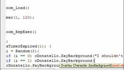 How to use AGS Part 10 (Randomization)