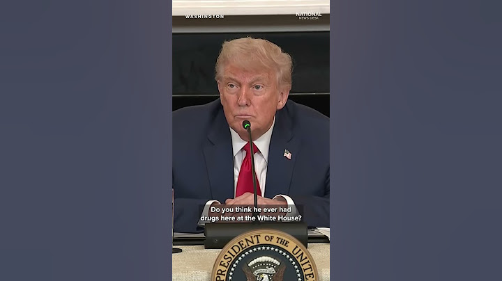 Trump responds to Elon Musk potential drug usage in White House
