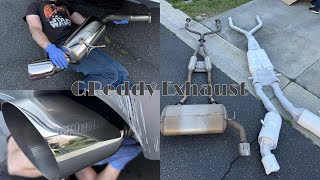 Installing A New Greddy Exhaust System On My Infiniti Q50