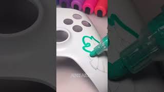 Customizing an XBOX Controller with Posca Markers! Kansas City Chiefs vs Philadelphia Eagles #shorts