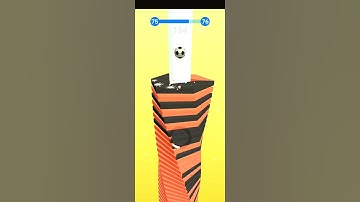 Stack Ball #Game Level 75 Gameplay #short video / More Gaming