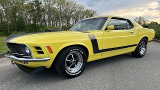 1970 Ford Mustang Boss 302 Numbers Matching Restored!