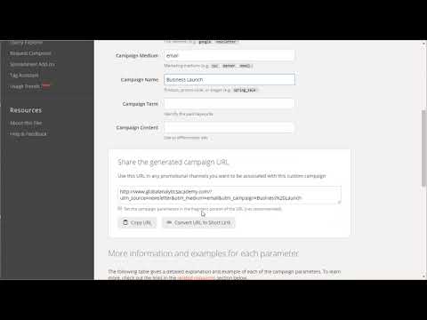 Google Analytics Campaign Builder