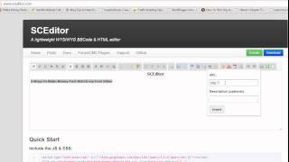 BB editor for Forum Post